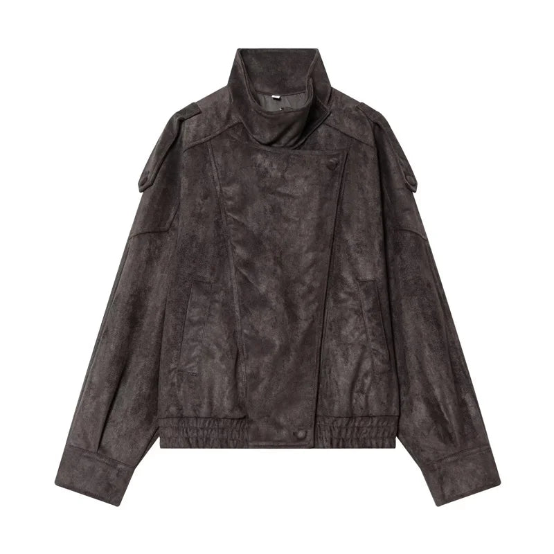 Margaux | Veste Oversize en Simili Cuir
