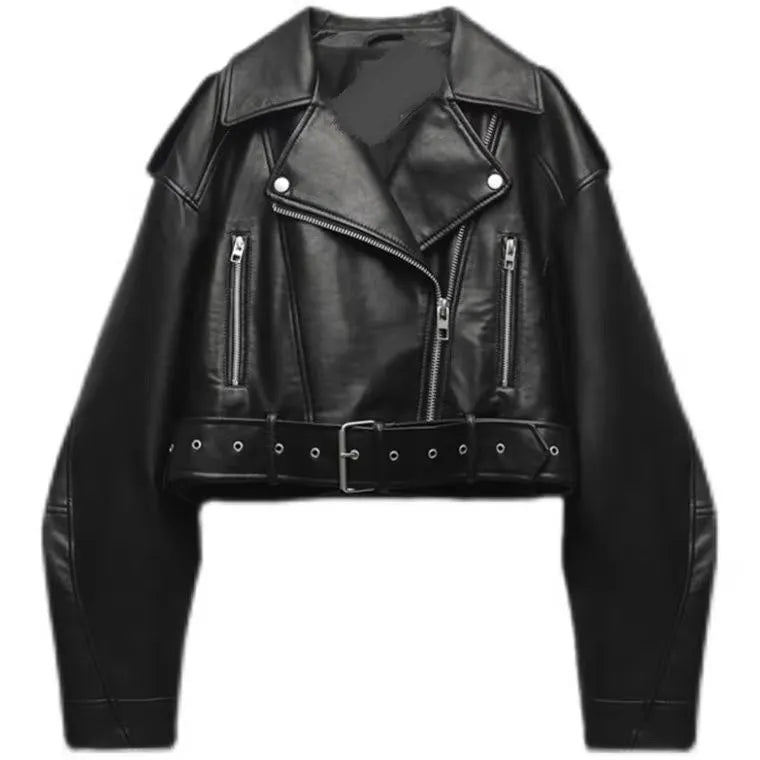 Jade | Blouson Biker en Simili Cuir