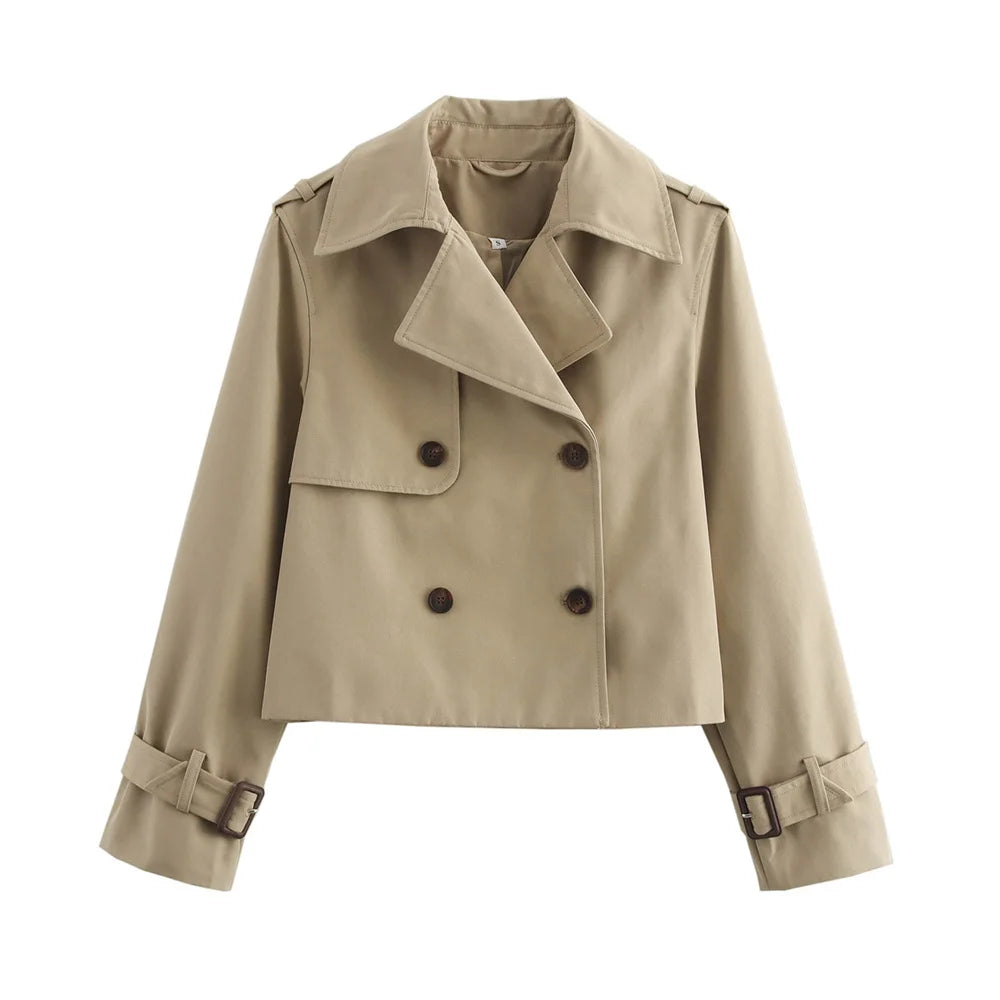 Élise | Trench Court Croisé