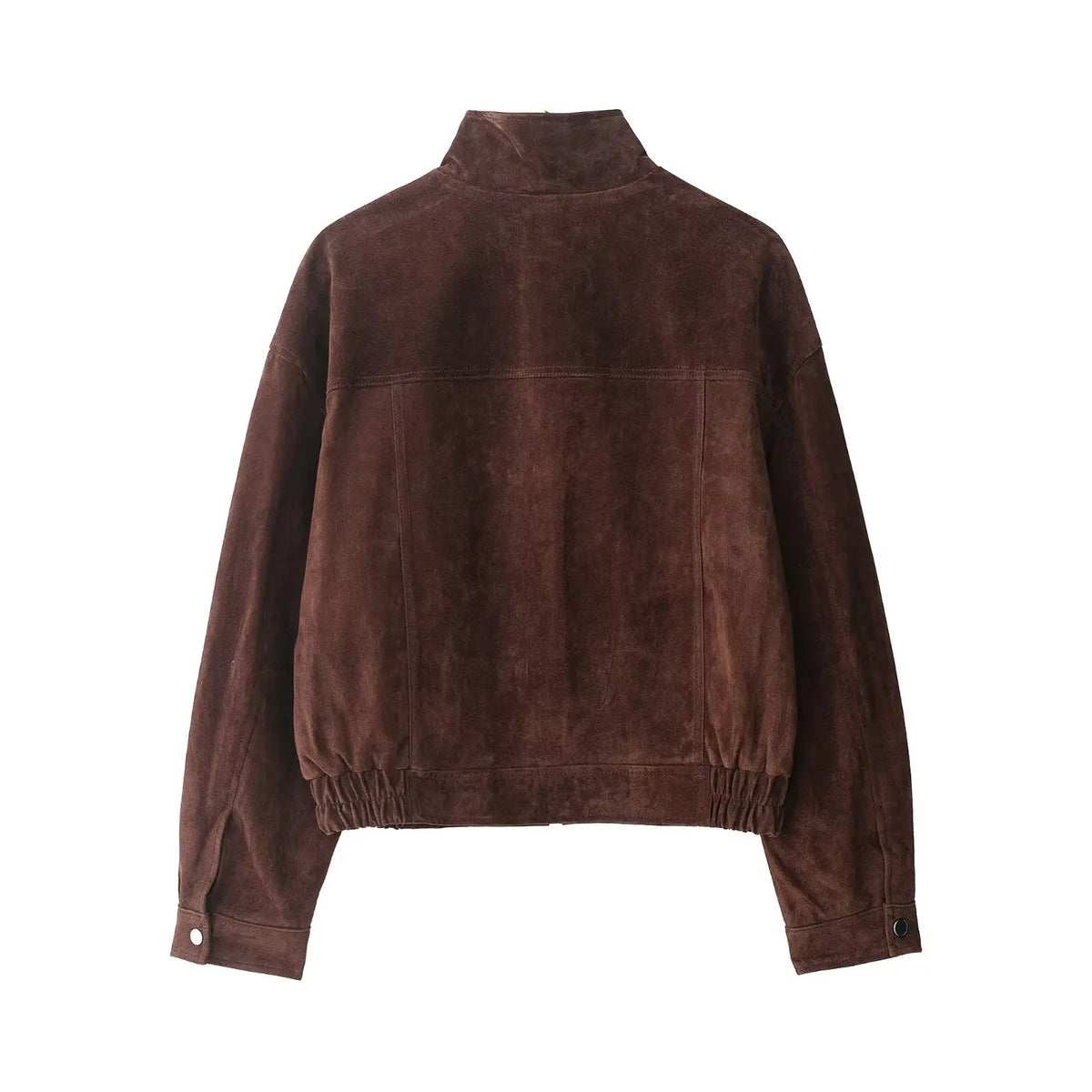 Camille | Veste Effet Daim à Grandes Poches