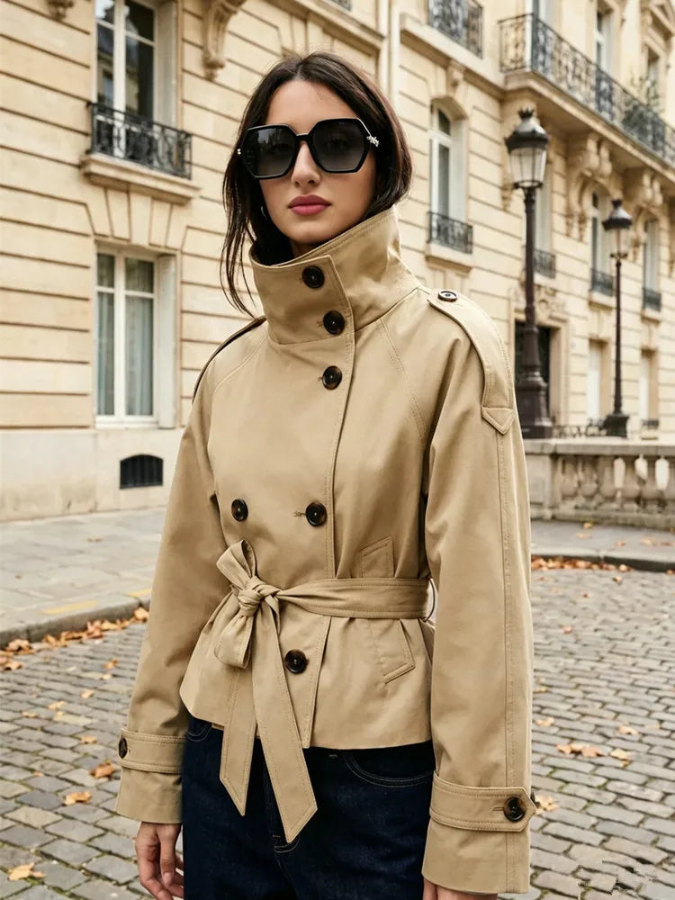 Louise | Trench Court à Ceinture