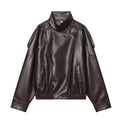 Margaux | Veste Oversize en Simili Cuir